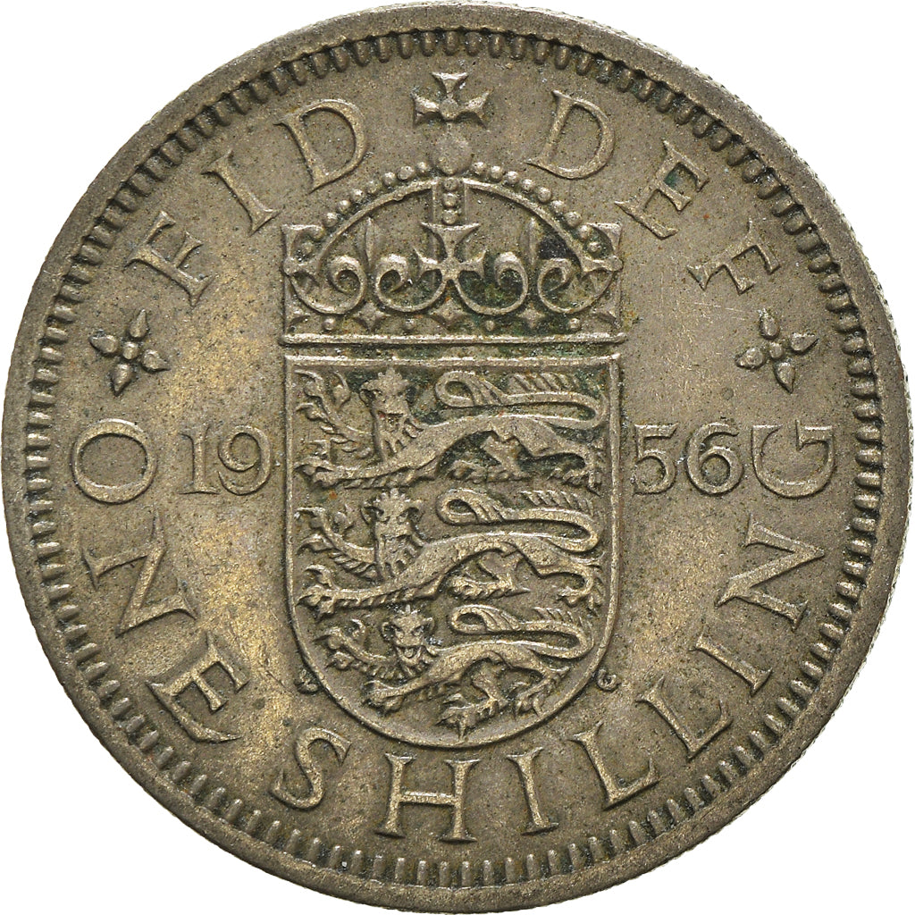 Moneta, Wielka Brytania, Shilling, 1956