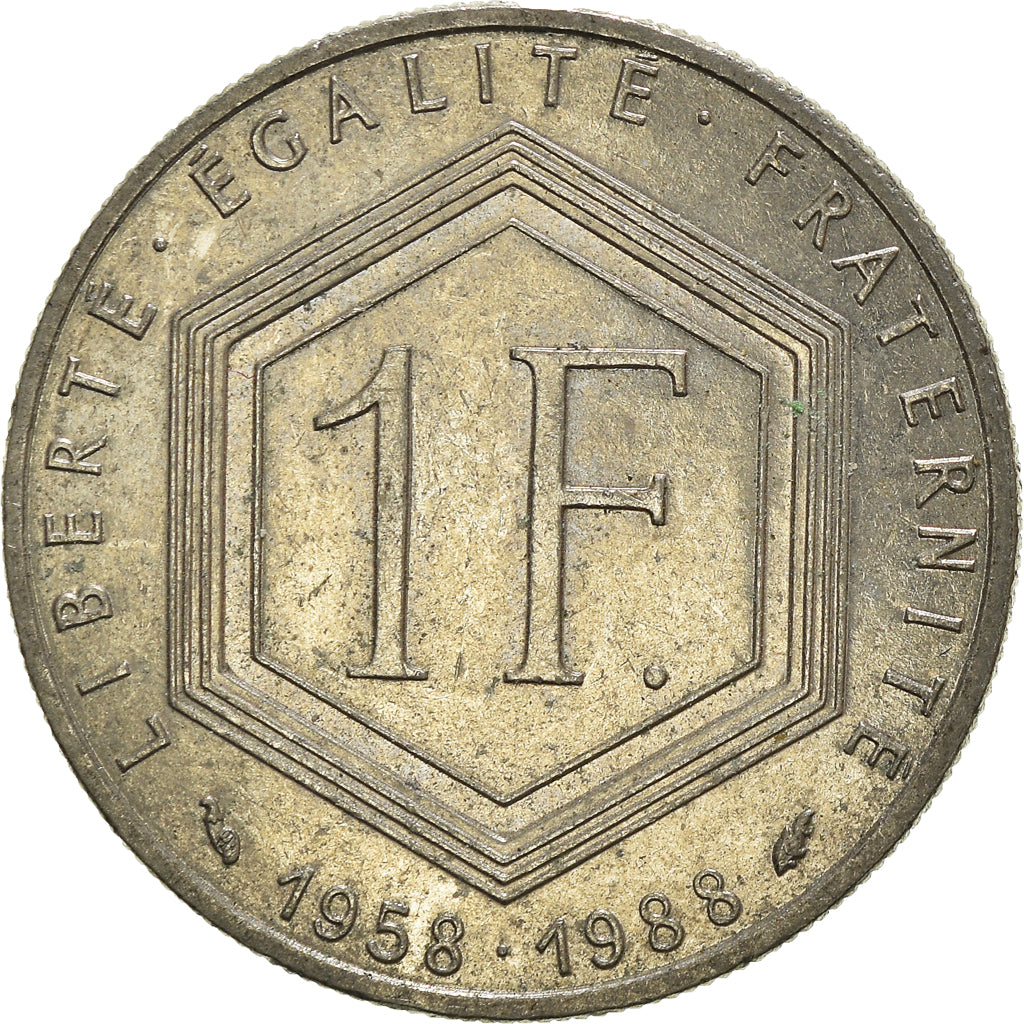 Moeda, França, Franc, 1988
