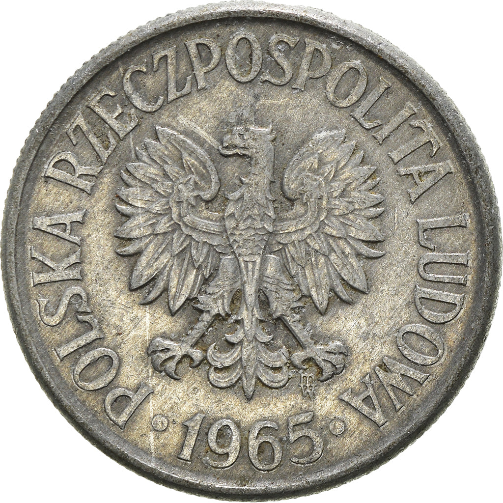 Moneta, Polonia, 50 Groszy, 1965
