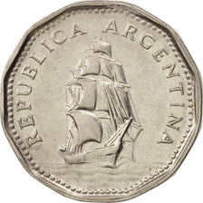 Argentina, 5 Pesos, 1963, EF(40-45), Nickel Clad Steel, KM:59