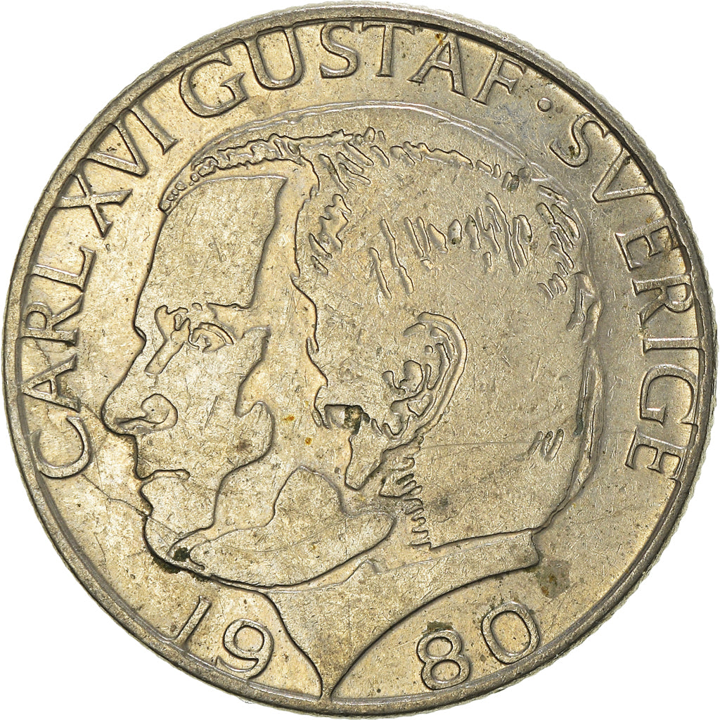 Moneta, Svezia, Krona, 1980