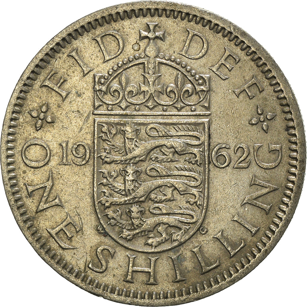 Monnaie, Grande-Bretagne, Shilling, 1962