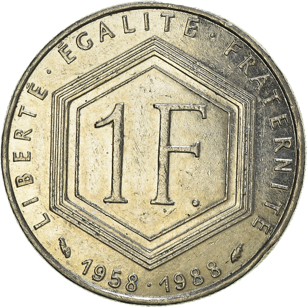 Munten, Frankrijk, Franc, 1988