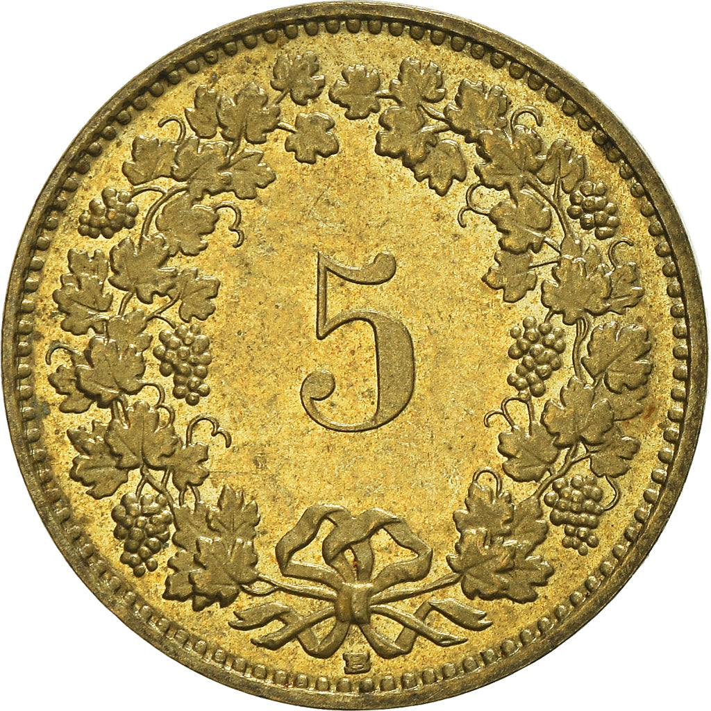 Moneta, Svizzera, 5 Rappen, 1987