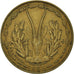 Coin, West African States, 5 Francs, 1985