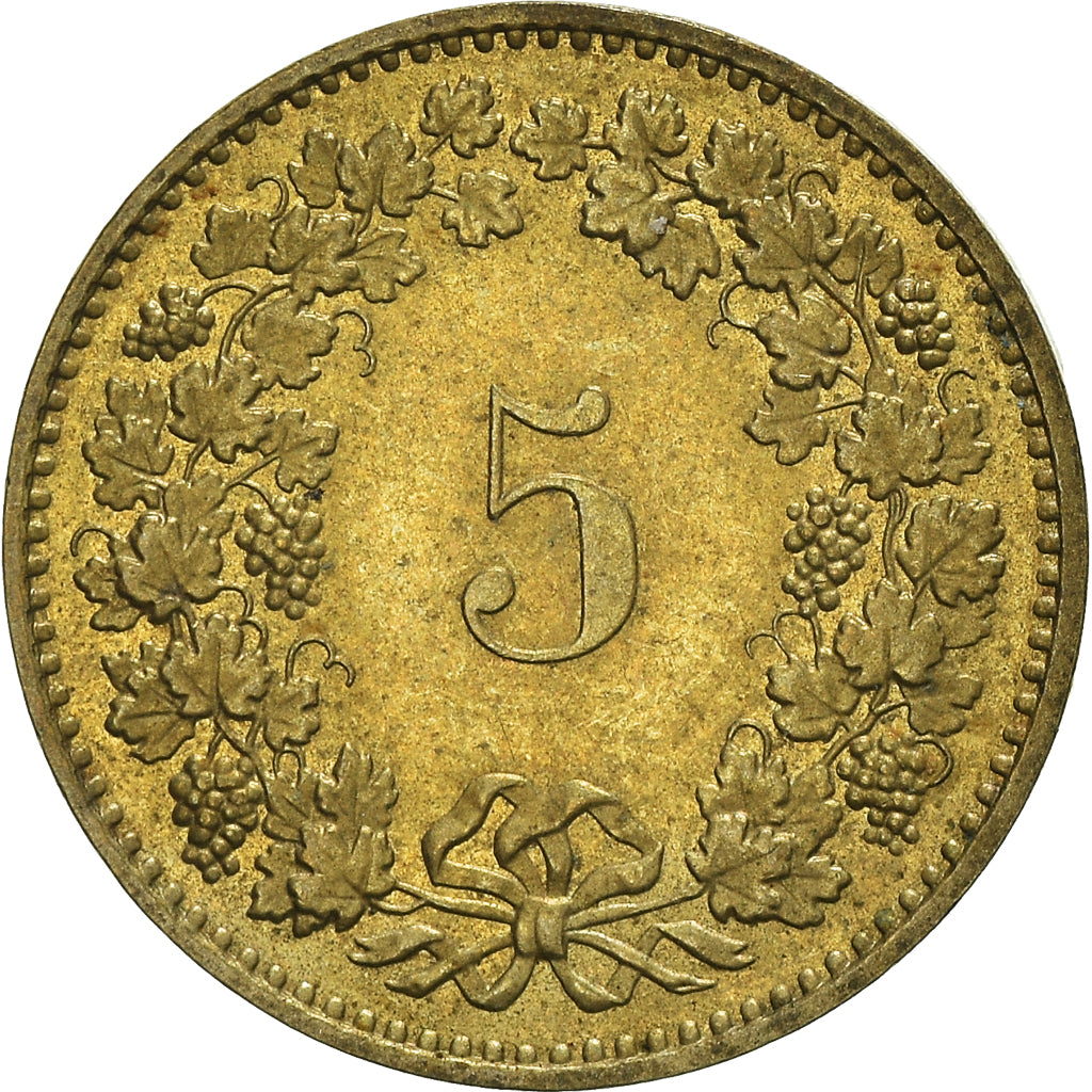 Moneta, Svizzera, 5 Rappen, 1985