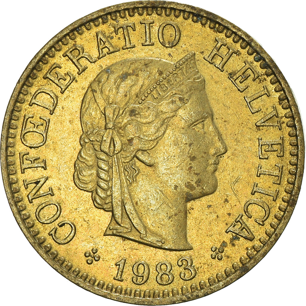 Moneta, Svizzera, 5 Rappen, 1983