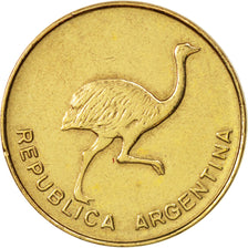 Coin, Argentina, Centavo, 1986, AU(55-58), Brass, KM:96.2
