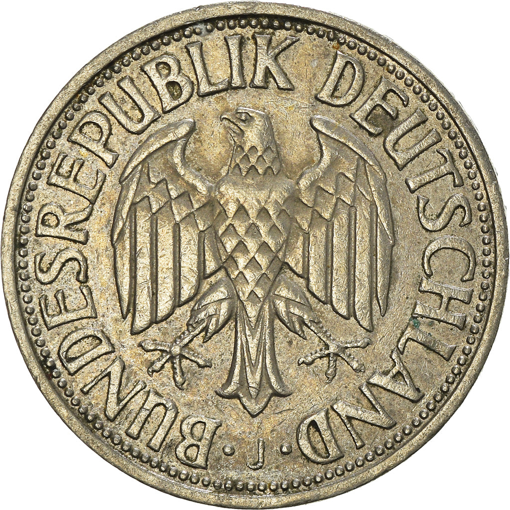 Moeda, ALEMANHA - REPÚBLICA FEDERAL, Mark, 1956