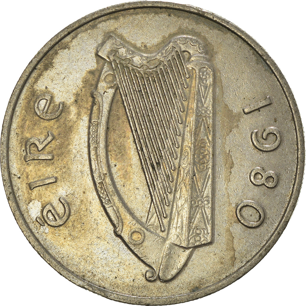 Munten, REPUBLIEK IERLAND, 10 Pence, 1980