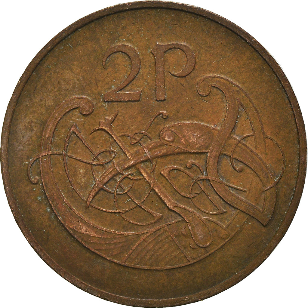 Coin, IRELAND REPUBLIC, 2 Pence, 1982
