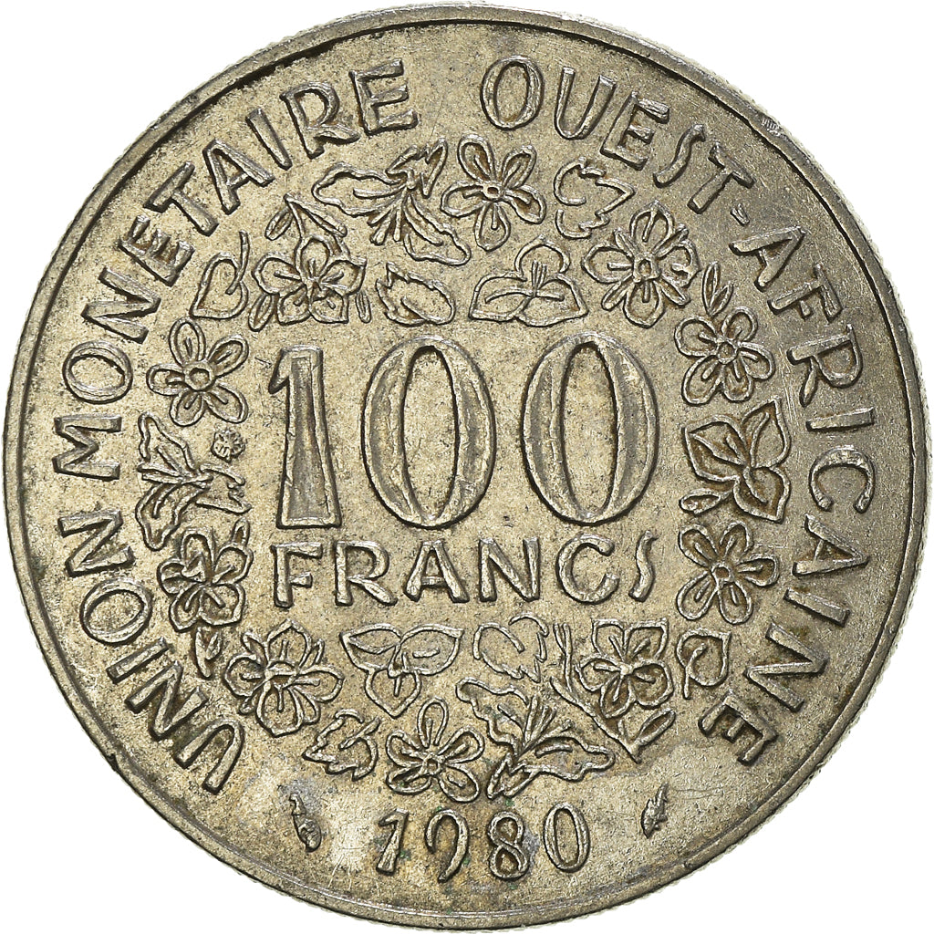 Moeda, Estados da África Ocidental, 100 Francs, 1980