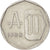 Monnaie, Argentine, 10 Australes, 1989, TTB+, Aluminium, KM:102