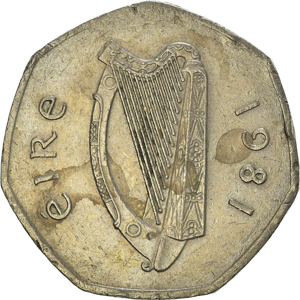 Coin, IRELAND REPUBLIC, 50 Pence, 1981