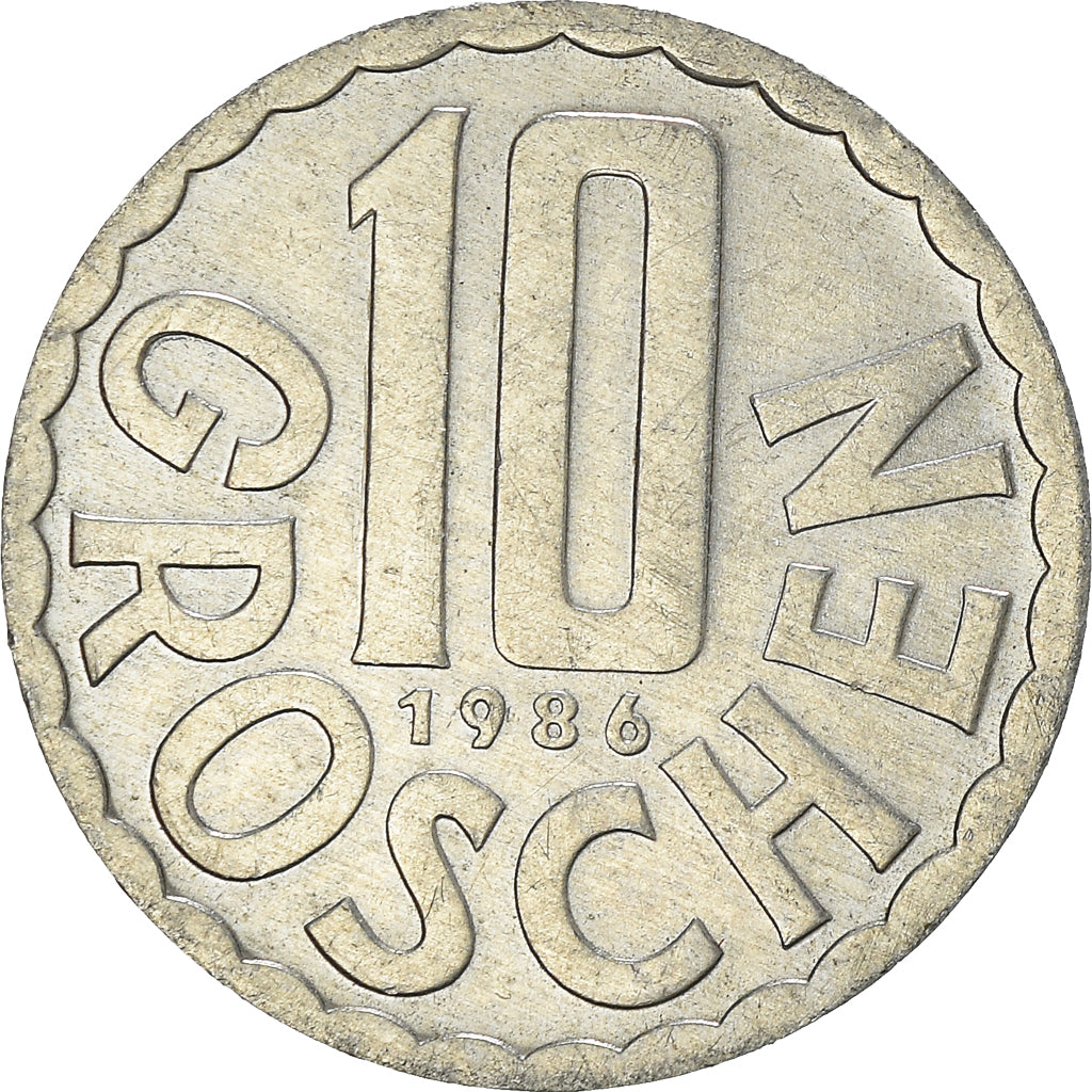 Coin, Austria, 10 Groschen, 1986