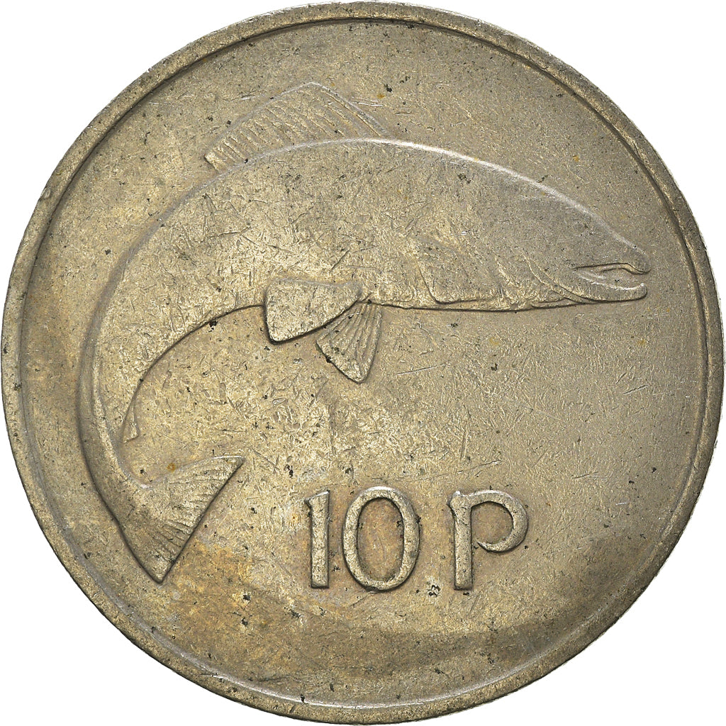 Munten, REPUBLIEK IERLAND, 10 Pence, 1975