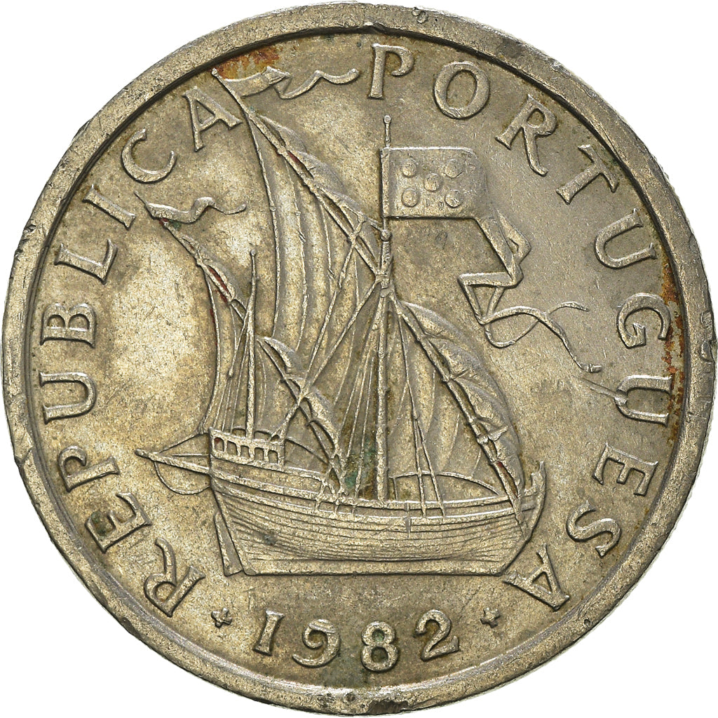 Moneta, Portogallo, 5 Escudos, 1982