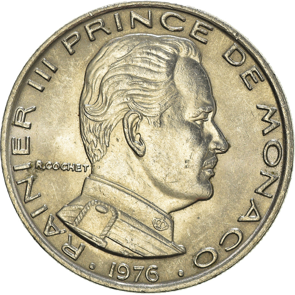 Coin, Monaco, Franc, 1976