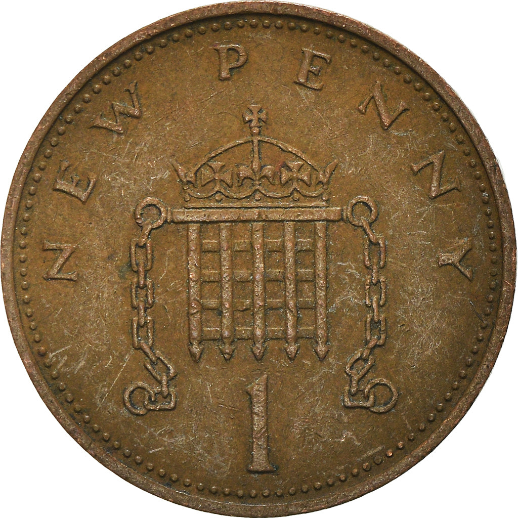 Moneta, Gran Bretagna, New Penny, 1971