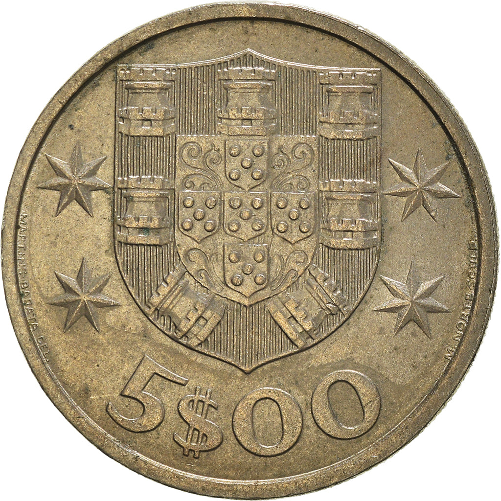 Moeda, Portugal, 5 Escudos, 1986