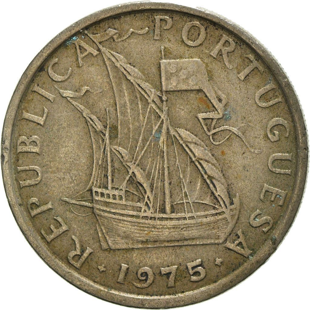 Moneta, Portogallo, 5 Escudos, 1975
