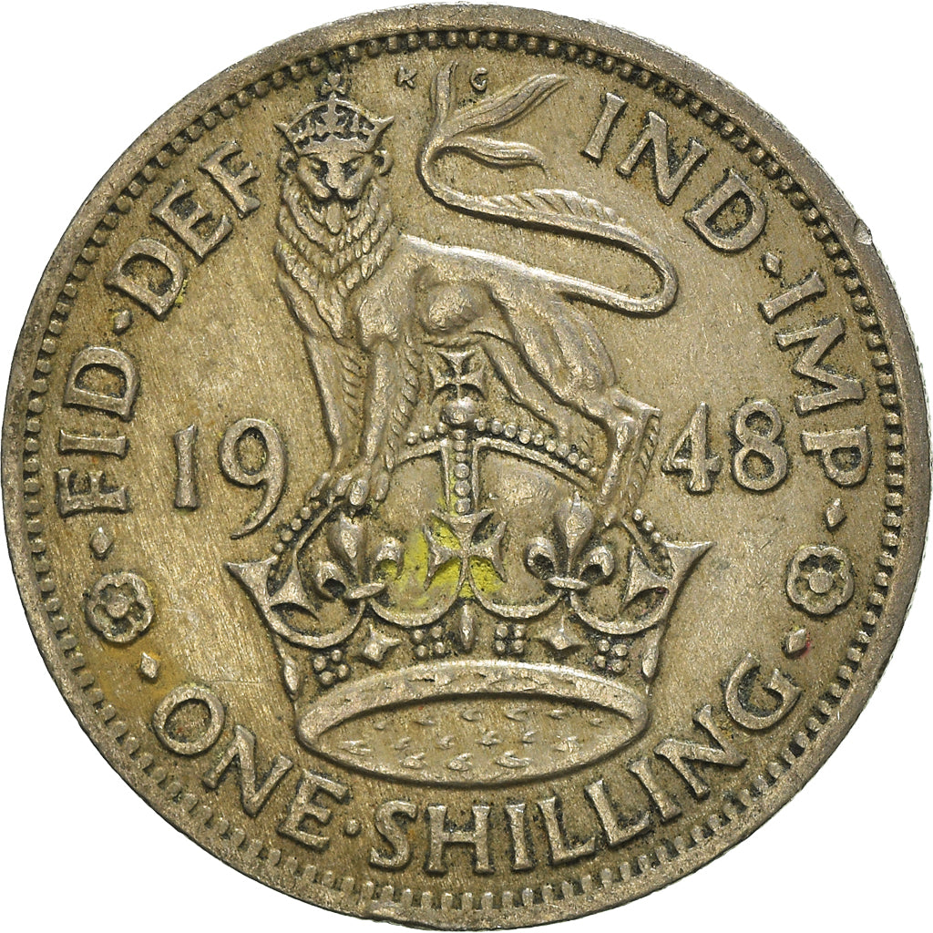 Monnaie, Grande-Bretagne, Shilling, 1948