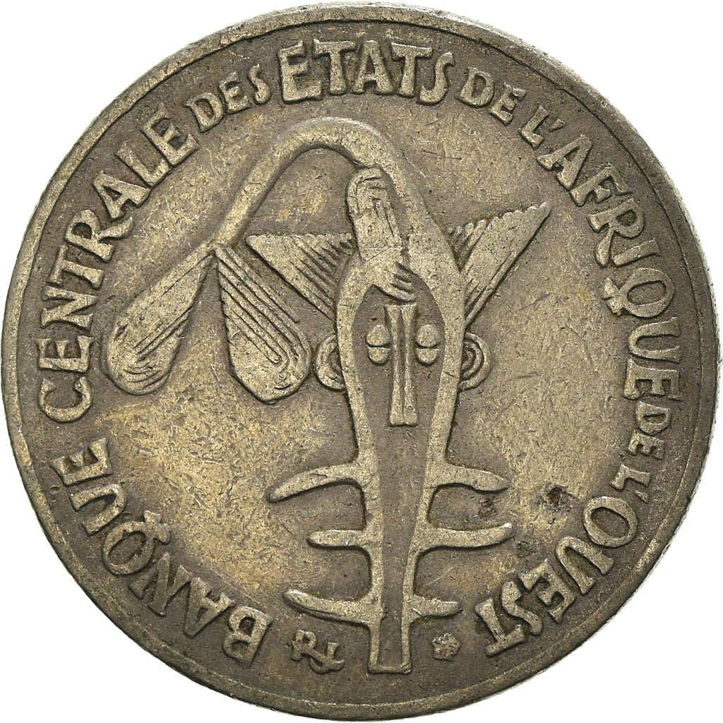 Coin, West African States, 50 Francs, 1975