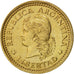 Moneta, Argentina, 10 Centavos, 1975, AU(55-58), Aluminium-Brąz, KM:66