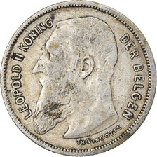 Coin, Belgium, 2 Francs, 2 Frank, 1904, VF(20-25), Silver, KM:59