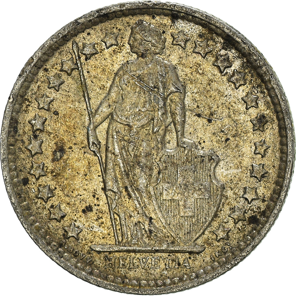 Moneta, Svizzera, 1/2 Franc, 1964