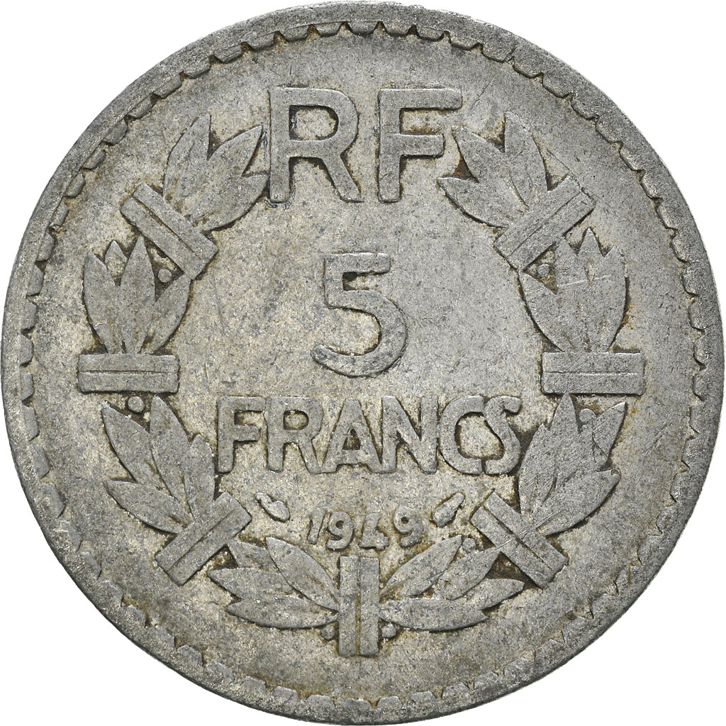 Moneda, Francia, 5 Francs, 1949