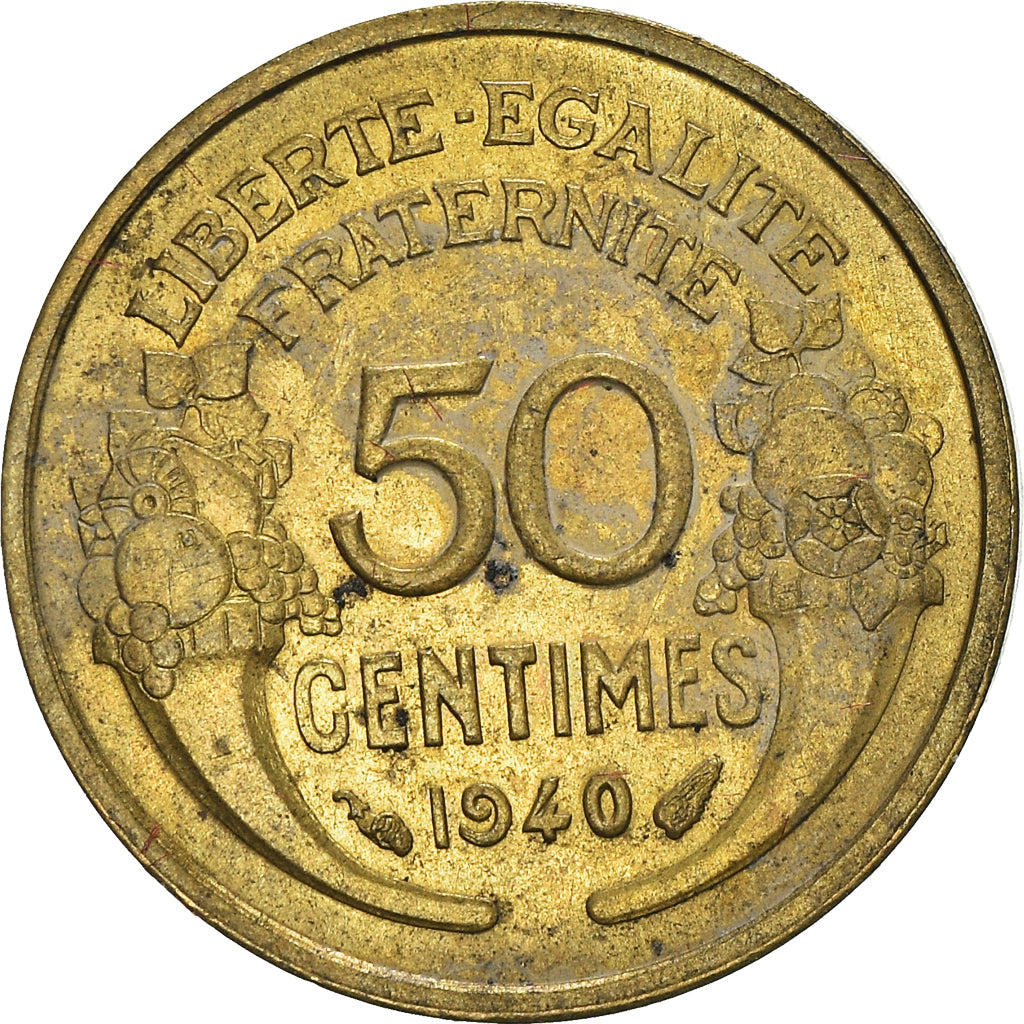 Moneta, Francia, 50 Centimes, 1940