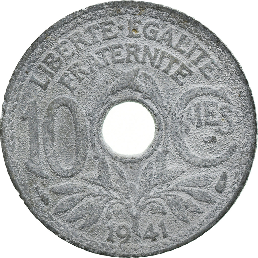 Münze, Frankreich, 10 Centimes, 1941