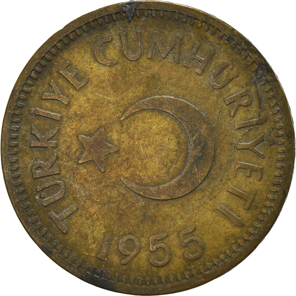 Munten, Turkije, 25 Kurus, 1955
