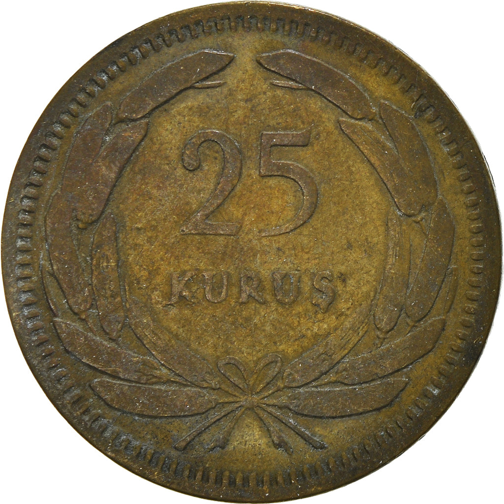 Munten, Turkije, 25 Kurus, 1955