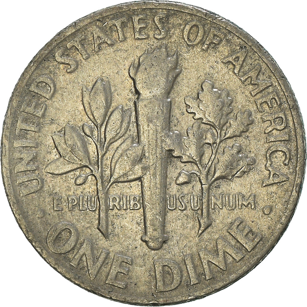 Moeda, Estados Unidos da América, Dime, 1966