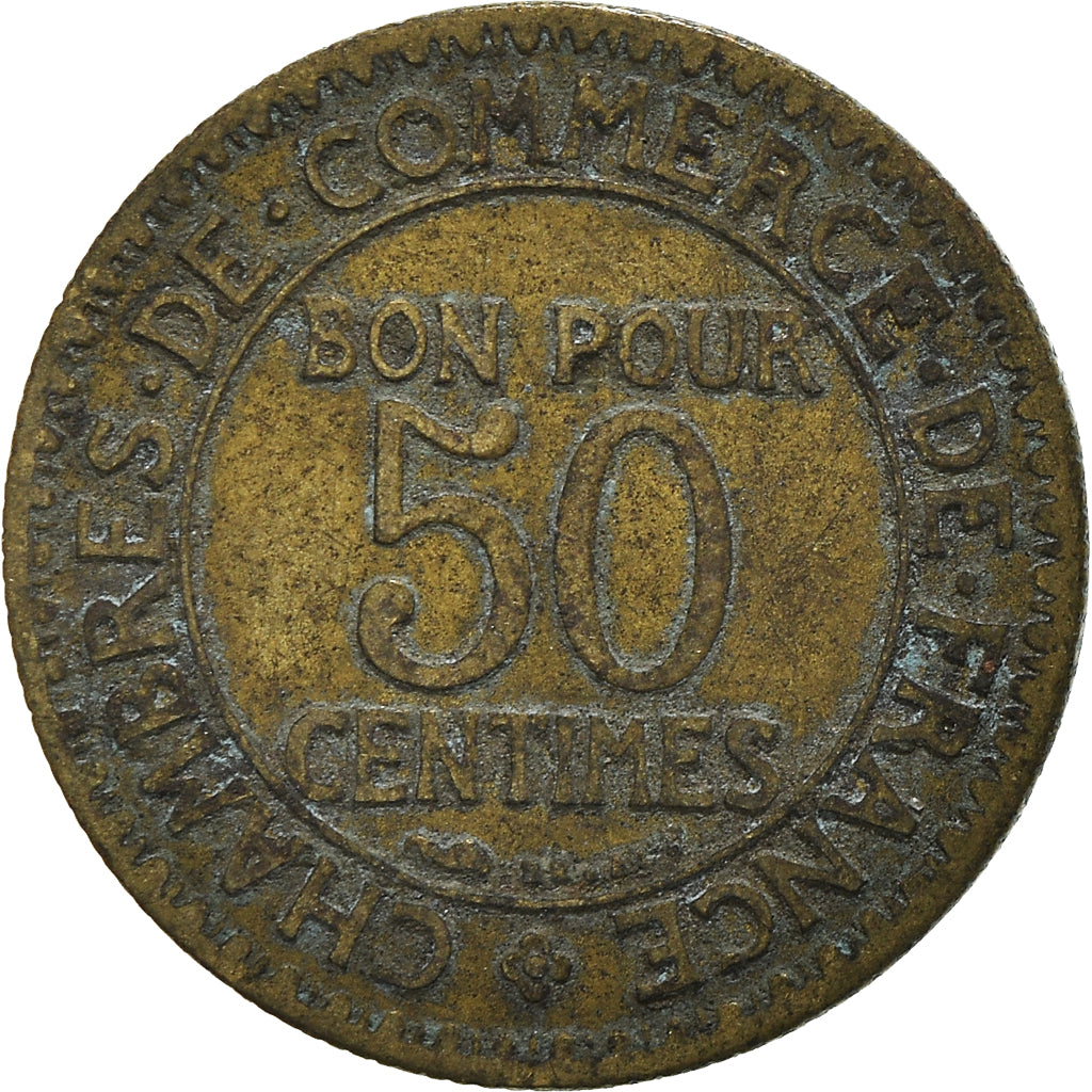 Münze, Frankreich, 50 Centimes, 1923