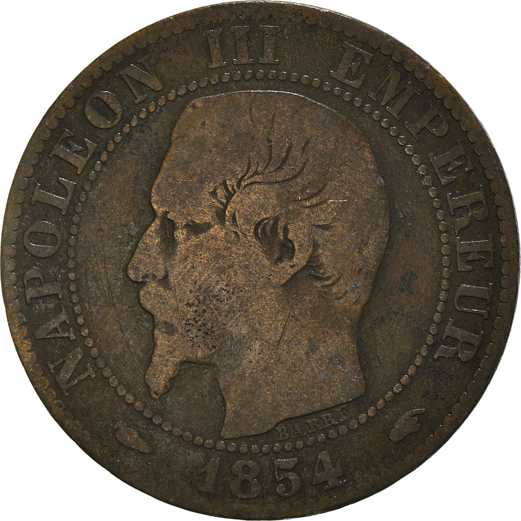 Moneta, Francia, 5 Centimes, 1854