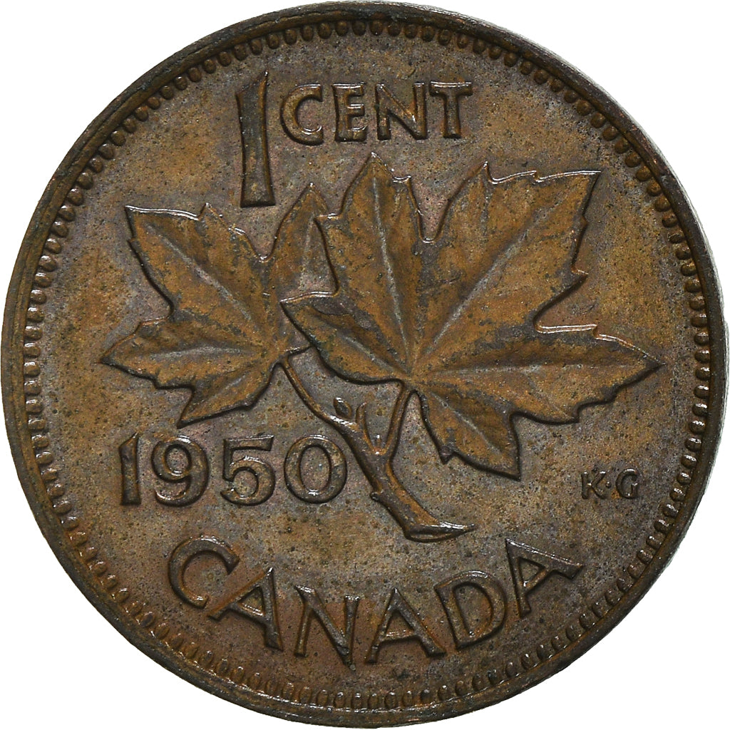 Moneta, Canada, Cent, 1950