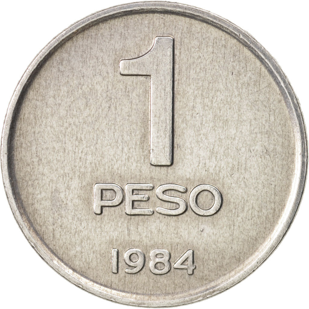 Argentinien, Peso, 1984, EF(40-45), Aluminium, KM:91