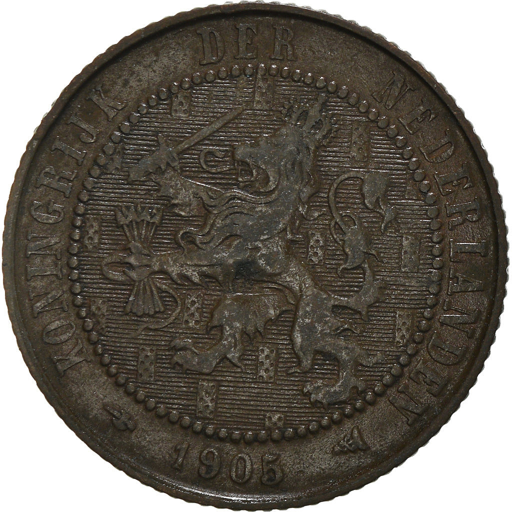 Moneda, Países Bajos, 2-1/2 Cent, 1905