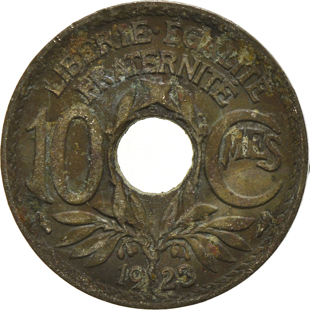 Coin, France, 10 Centimes, 1923