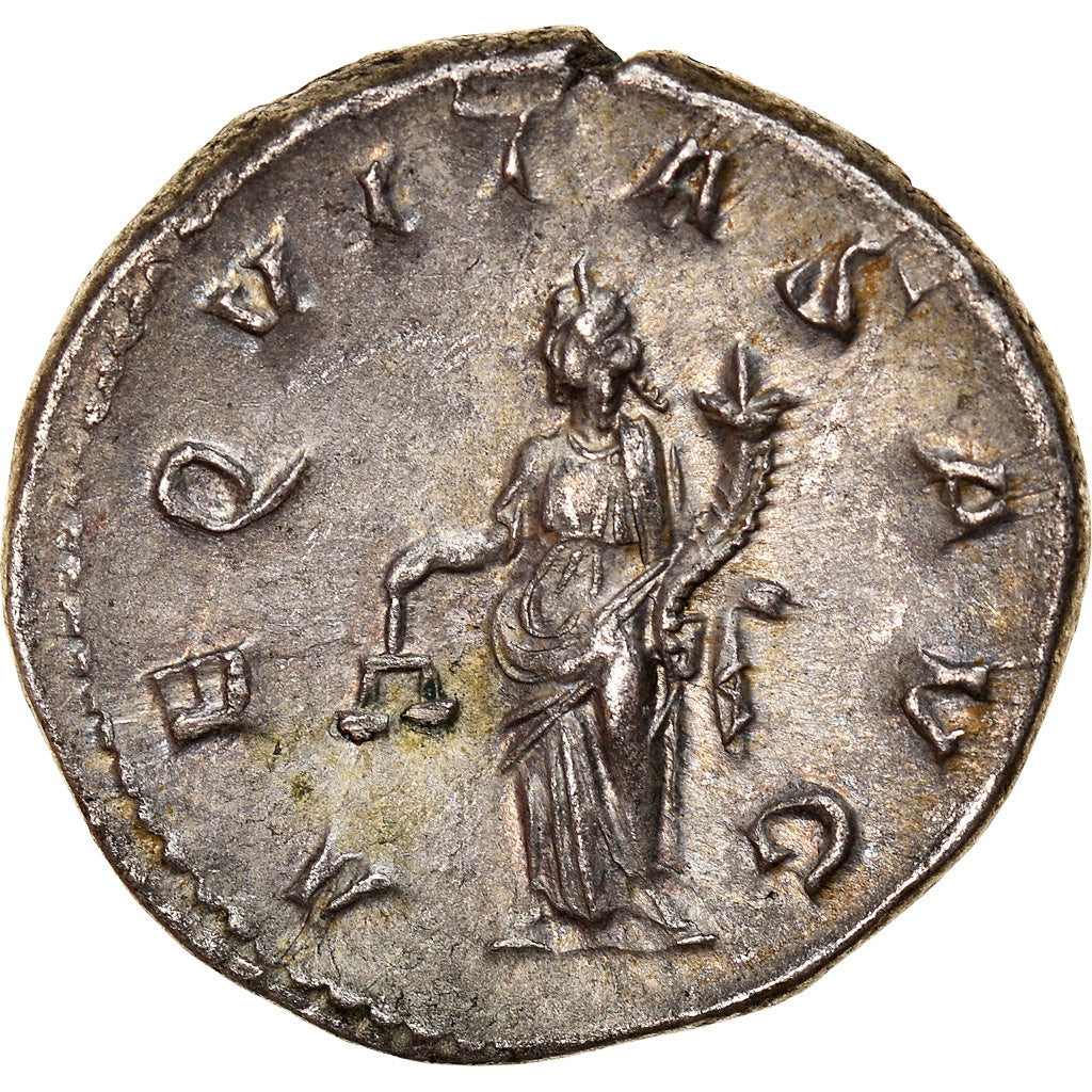 Coin, Gordian III, Antoninianus, 240, Rome, AU(50-53), Billon, RIC:63
