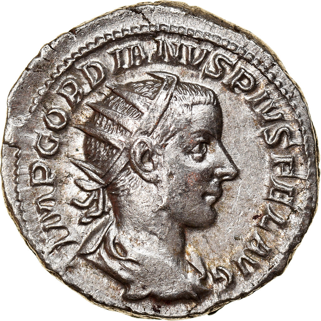 Coin, Gordian III, Antoninianus, 241, Roma, AU(50-53), Billon, RIC:87