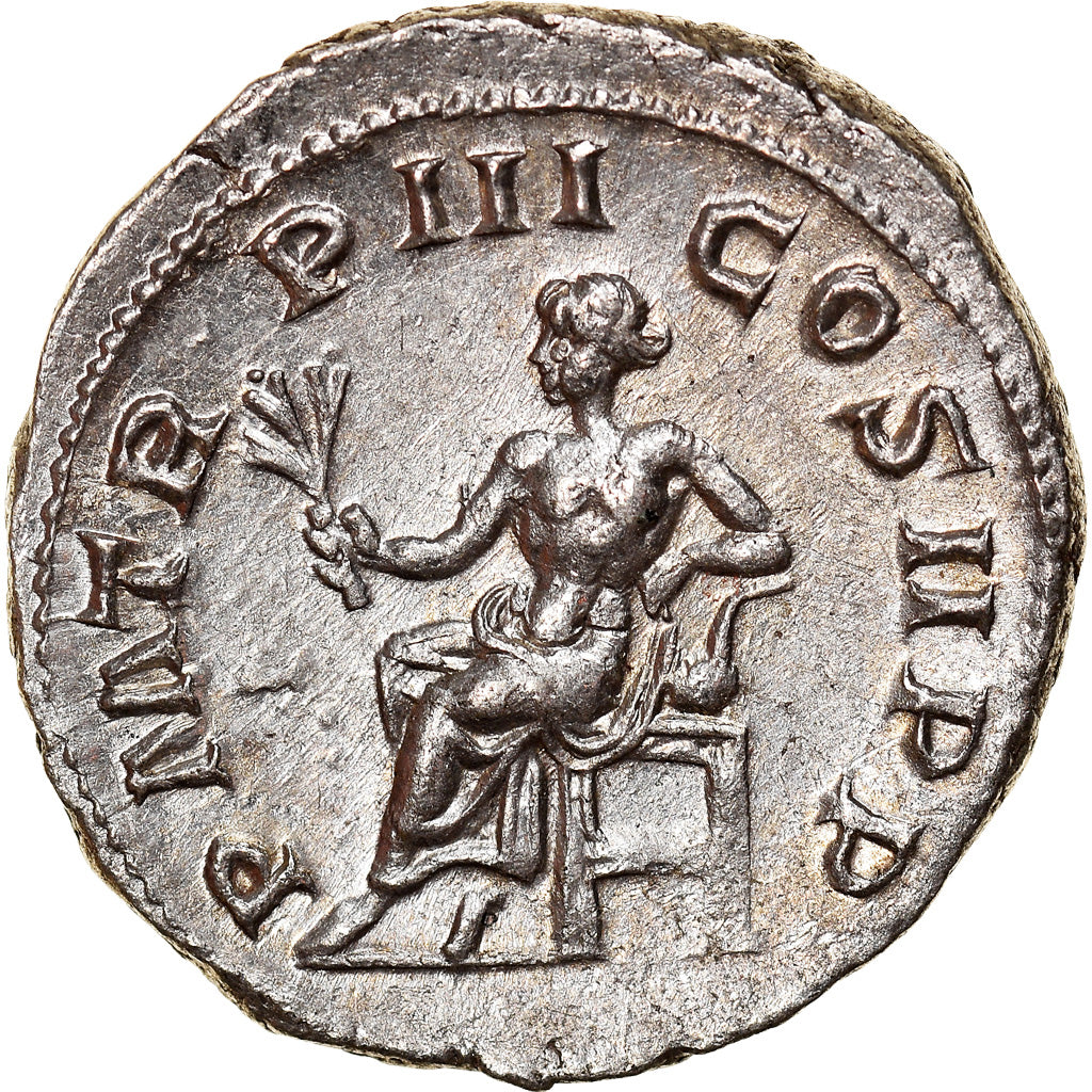 Coin, Gordian III, Antoninianus, 241, Roma, AU(50-53), Billon, RIC:87