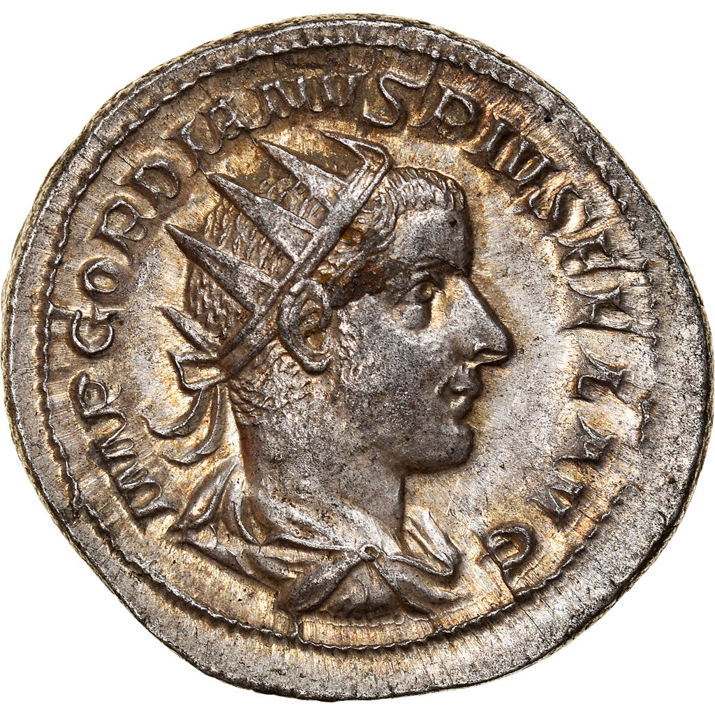 Coin, Gordian III, Antoninianus, 241, Roma, AU(50-53), Billon, RIC:88