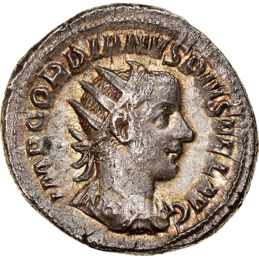 Moneda, Gordian III, Antoninianus, 241-243, Rome, MBC+, Vellón, RIC:89