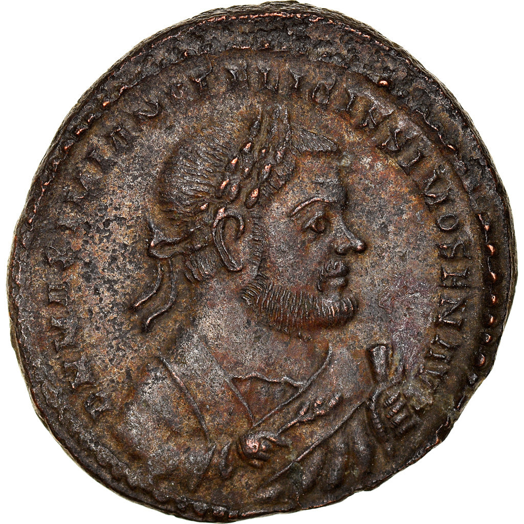 Moneta, Maximianus, Follis, 305-306, London, Abdication, AU(55-58), Bronze