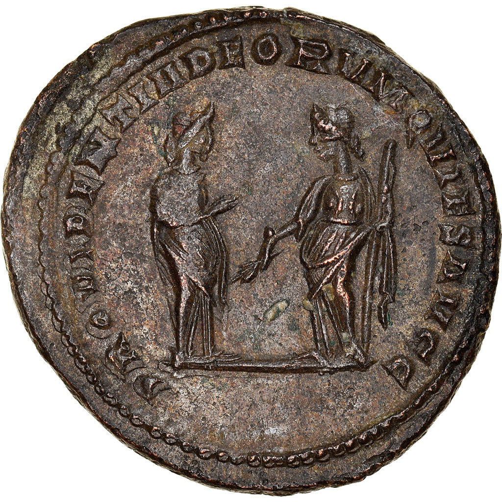 Moneta, Maximianus, Follis, 305-306, London, Abdication, AU(55-58), Bronze