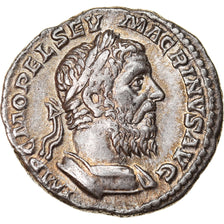 Coin, Macrinus, Denarius, 218, Roma, AU(50-53), Silver, RIC:80